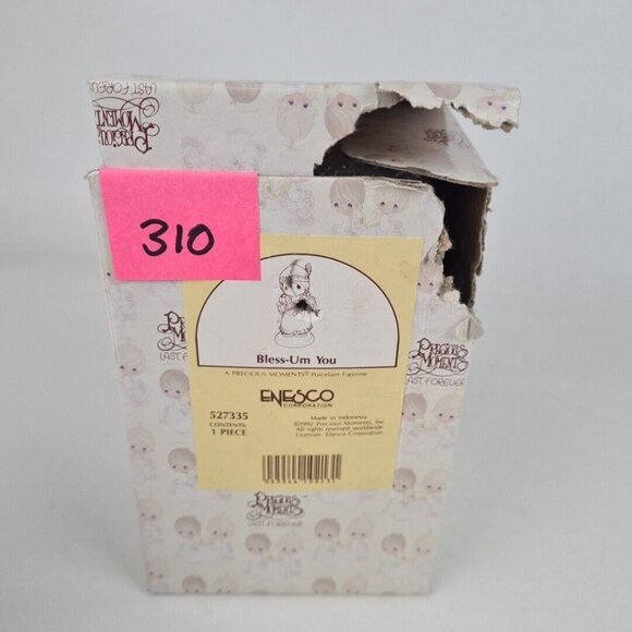 Precious Moments 527335 Bless Um You Girl Last Forever Porcelain Figurine - Picture 5 of 5